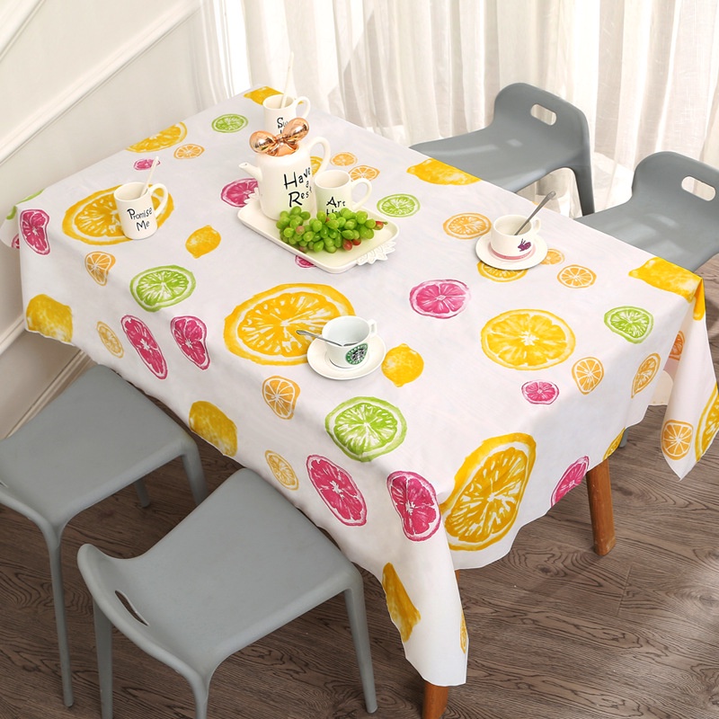Khăn Chải Bàn Không Thấm Nước 3 Kích Thước Họa Tiết Hình Hoa Quả,Thảm Trải Du Lịch Picnic Làm Phông Nền Chụp Ảnh Đẹp Mắt