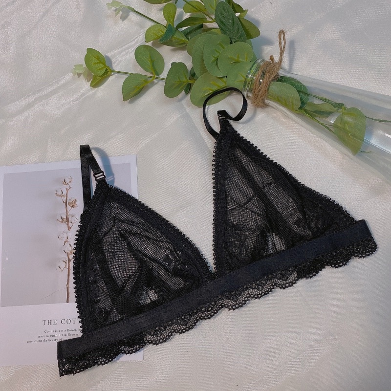 Grid Black Bralette - Áo lót ren lưới sexy dễ thương thoải mái | BigBuy360 - bigbuy360.vn