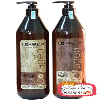 Gội xã collagen haneda phục hồi tóc hư tổn 785ml