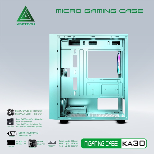 Vỏ Case VSP KA30 GREEN