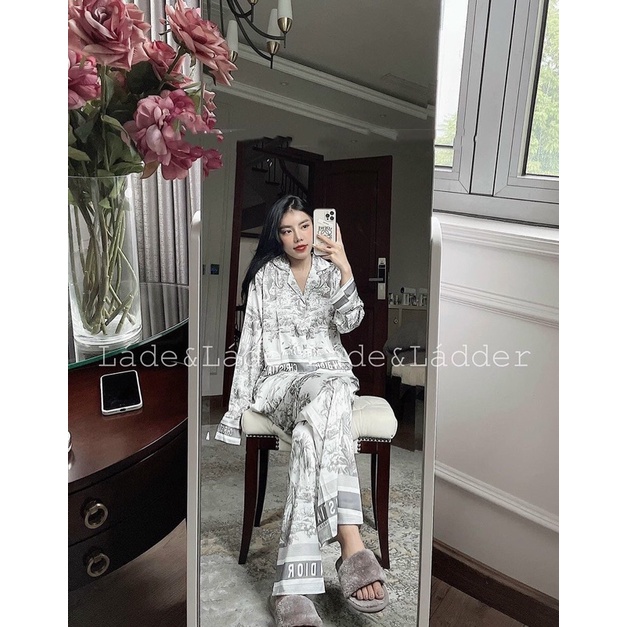Pyjama Lụa Thiết Kế Mẫu Sang Chảnh