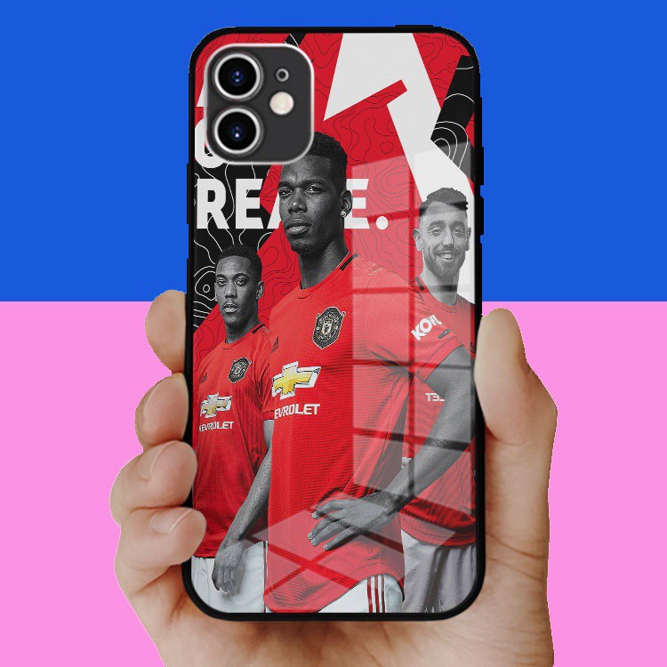 Ốp kính GOGO Paul Pogba MU Iphone 7 - Iphone 12 pro max OK-FOO2001034