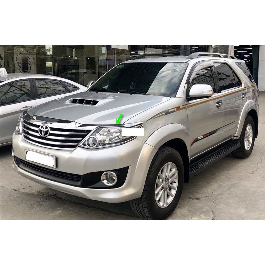 Ốp viền đèn pha Toyota Fortuner 2012-2016