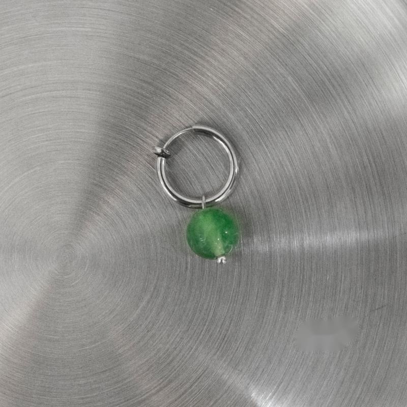 Khuyên Tai Đính Ngọc Trai Đơn Giản Cá Tính Phong Cách Âu Mỹ Cho Nam Và Nữ