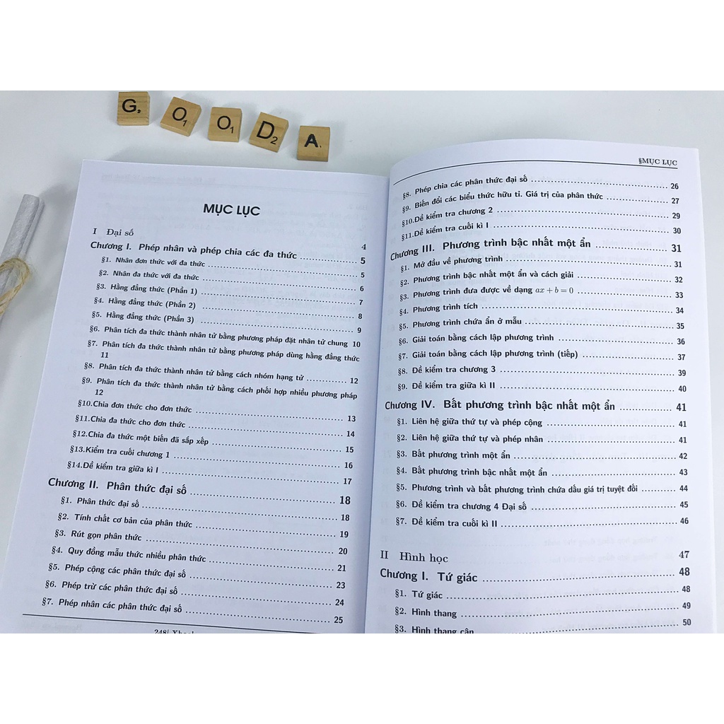 Sách 1001 Bài Tập Học Tốt Toàn Diện Môn Toán Lớp 8 - BẢN QUYỀN