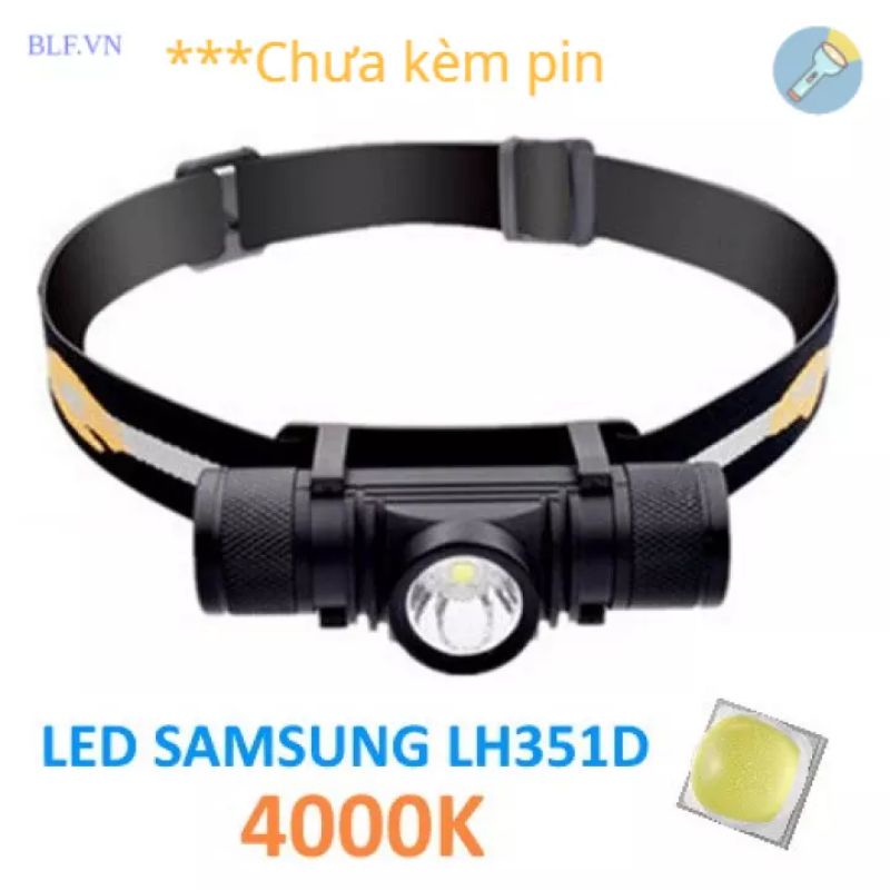 đèn led đeo đầu D10 D24 D25 1000 1200 1400 lm 18650, USB thiết kế hợp kim thích hợp câu cá cắm trại hoạt động ngoài trời