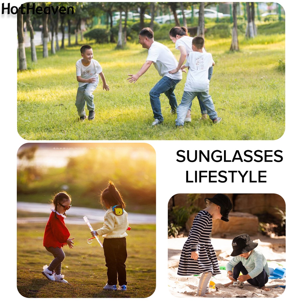 Kính Mát Hình Hoa Hướng Dương Chống Tia UV 16 Màu Sắc Dành Cho Trẻ Em