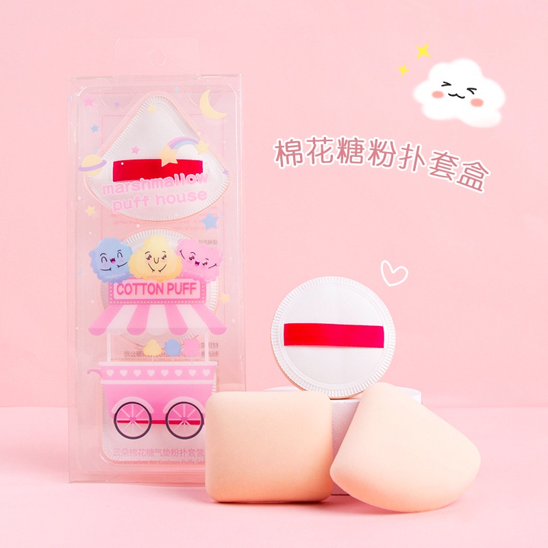 Miếng Bọt Biển Trang Điểm Mềm Trong Các Hình Dạng Khác Nhau