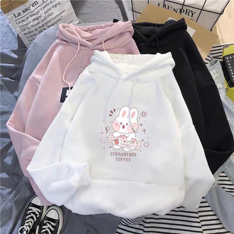 Áo hoodie Thỏ Kendy , Áo nỉ Unisex from rộng, Chất nỉ ấm mặc không xù, thiết kế phong cách - MODY