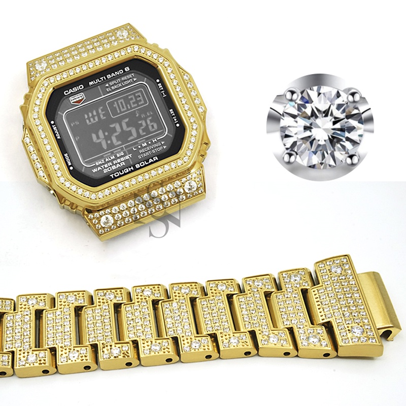 Ốp Đồng Hồ Bằng Thép Không Gỉ Cho Casio G-shock DW5600 GW-M5610 GW-M5600 GW-5000 DW-5025