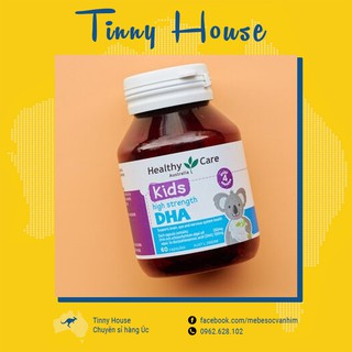 Viên bổ sung DHA cho bé Healthy Care Kids High DHA 60 Viên - Chính Hãng Úc