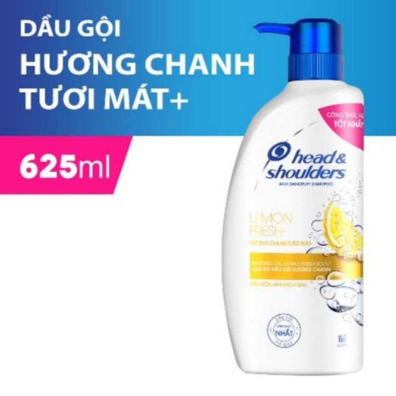 Dầu gội Head & Shoulders hương chanh 655g