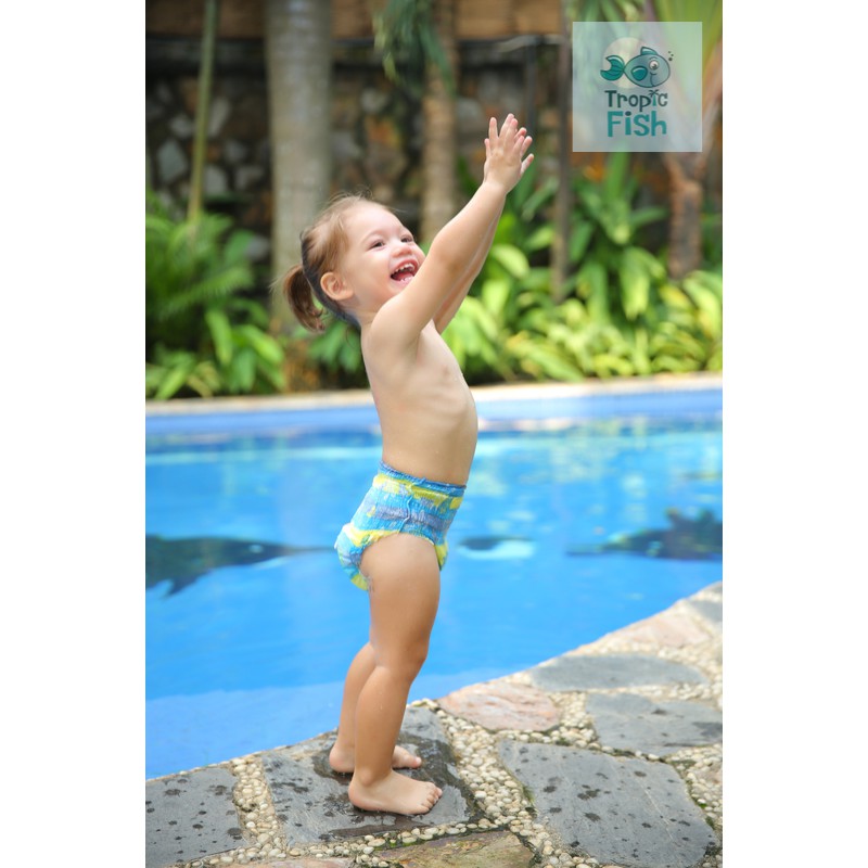 TropicFish Baby Swimdiaper Size S, M, L (3/6/10 pcs)/ Tã Quần Bơi Cho Bé TropicFish size S, M, L (Loại 3/6/10 miếng)