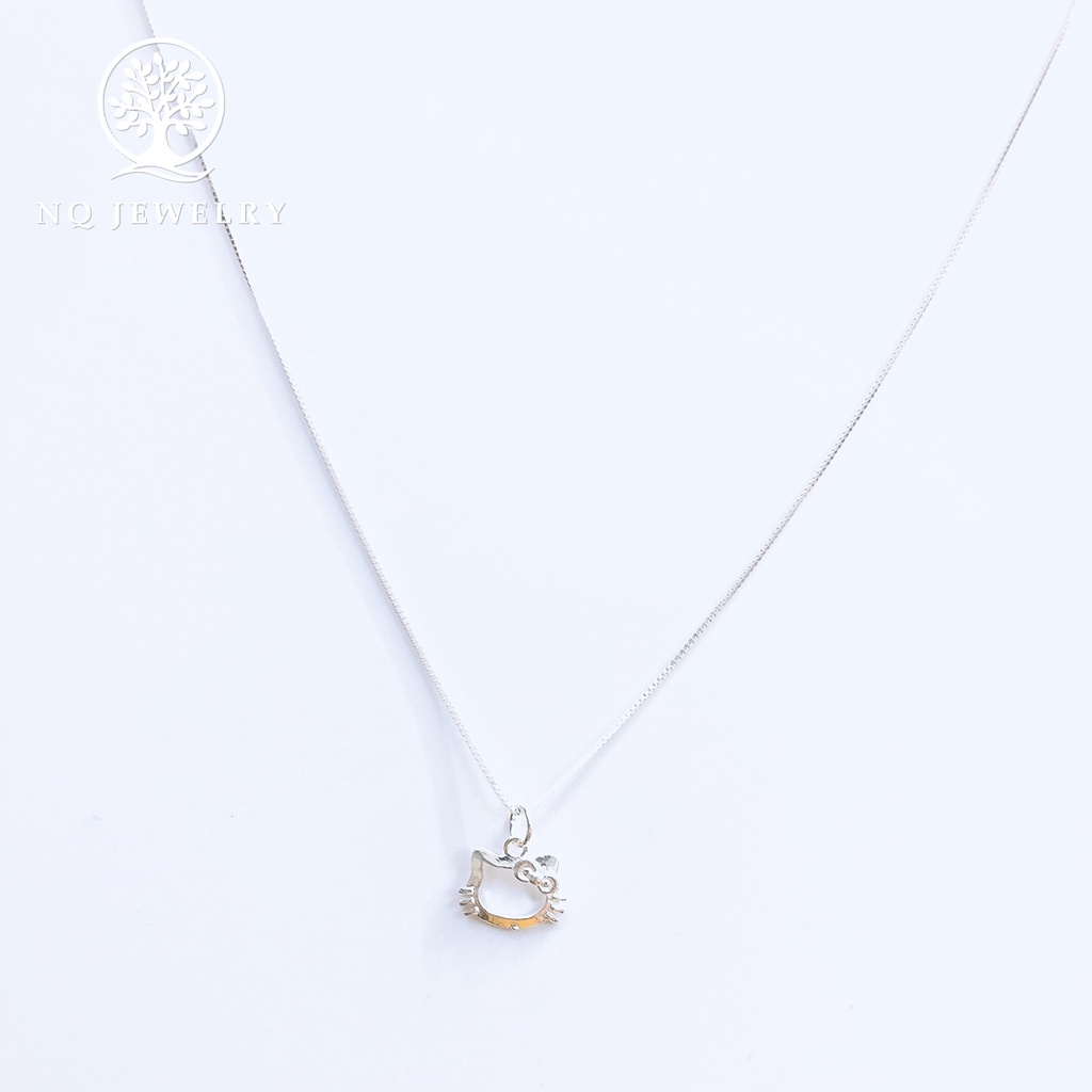 Dây chuyền bạc mặt mèo Hello Kitty - NQ Jewelry