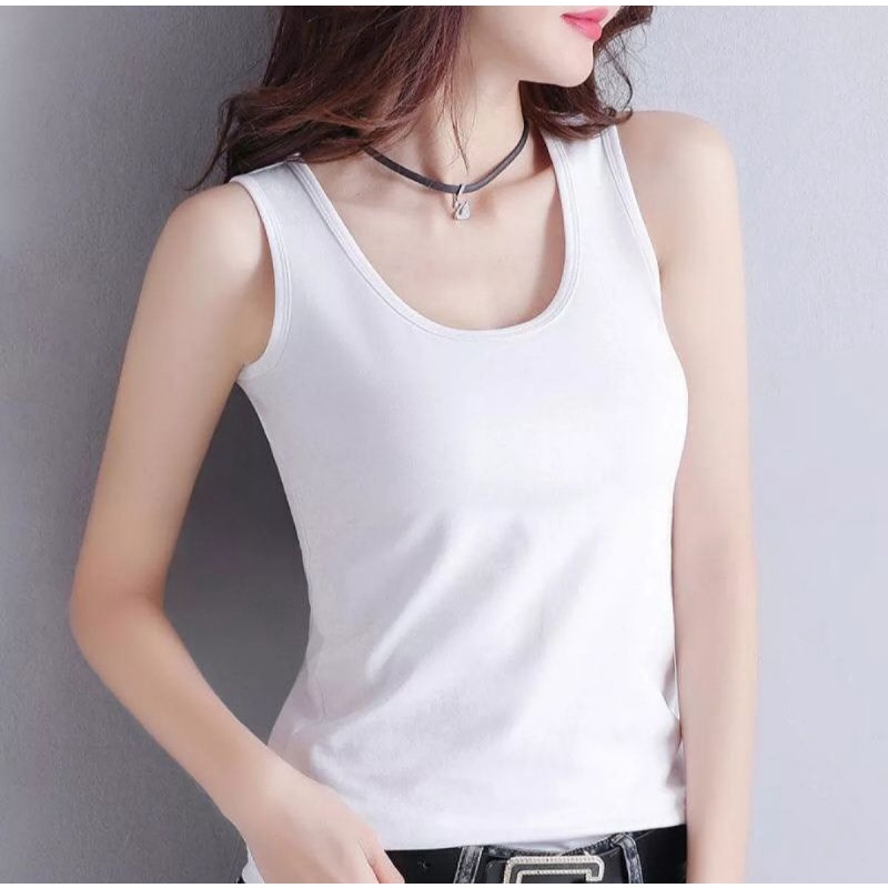 Áo Ba Lỗ Nữ Áo Sát Nách Chất Liệu Thun Co Giãn Thoáng Mát Mịn