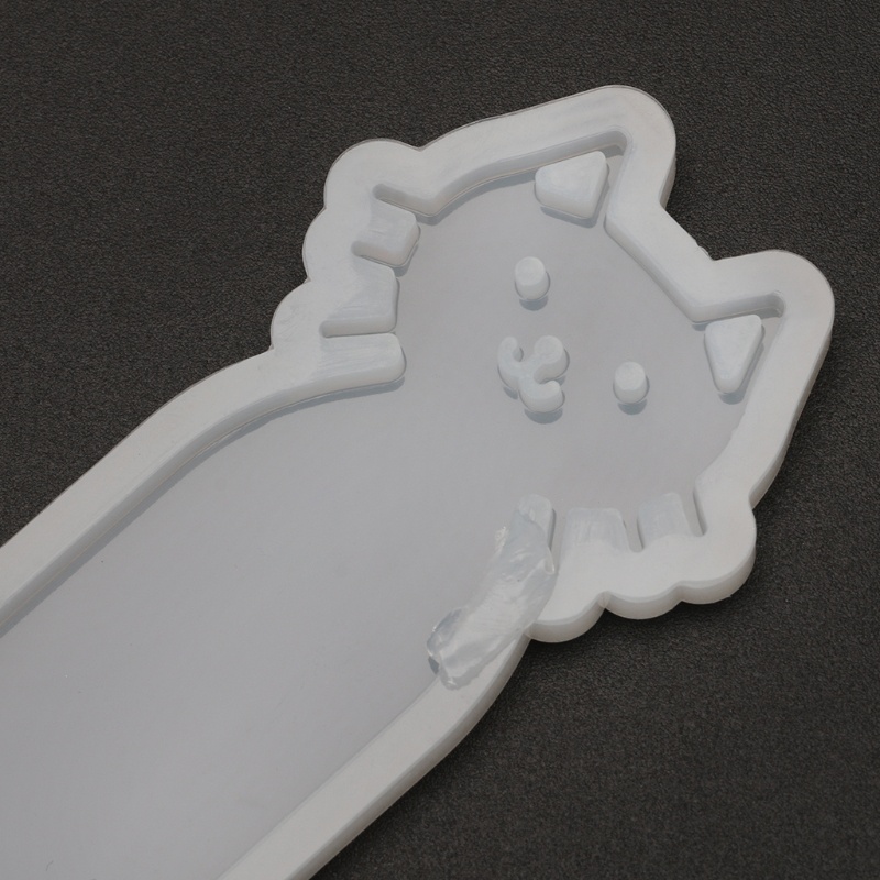 Khuôn Silicone Làm Thẻ Đánh Dấu Sách Hình Mèo Đáng Yêu