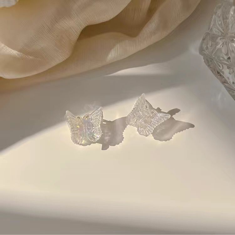 ✨✨Kẹp Tóc Hình Bướm Mini Trong Suốt Dành Cho Nữ