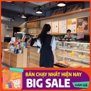 ❤đầm nữ ❤phối tay lỡ bo viền chất đũi - bầu bí bon chen thoải mái Q007