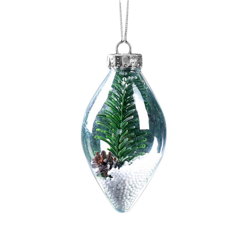 Sale 69% Quả cầu trong suốt trang trí cây thông Noel, transparent Leaf Giá gốc 35000đ- 19F168-1