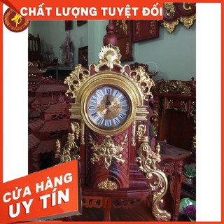 ĐỒNG HỒ ĐỂ BÀN DÁT VÀNG CAO CẤP CAO 75CM