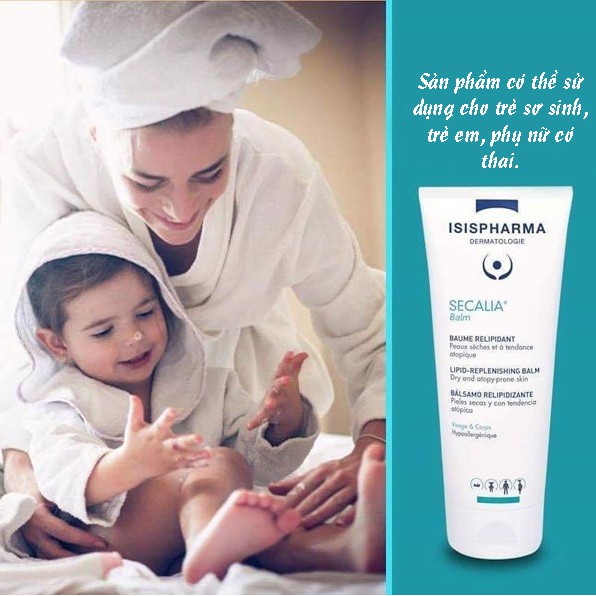 ISIS Pharma SECALIA Balm 200mL - Kem Dưỡng Và Làm Mềm Da Dành Cho Da Khô.