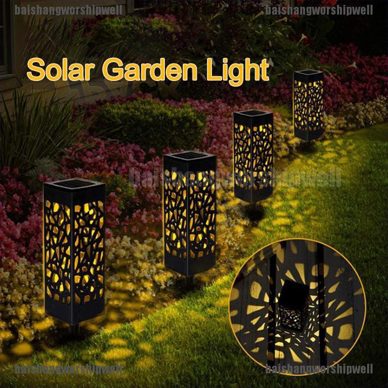 [baishangworshipwell]Waterproof LED Solar Garden Light Outdoor Floor Lawn Light Yard Patio Decoration