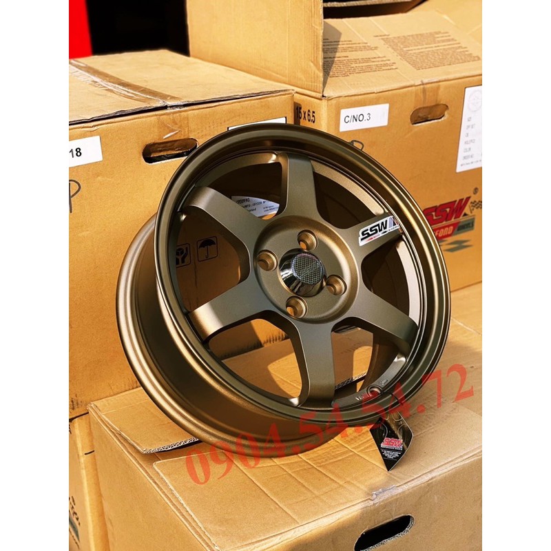 Mâm độ đẹp cho Toyota vios SSW S281 R15 4x100 Thái Lan