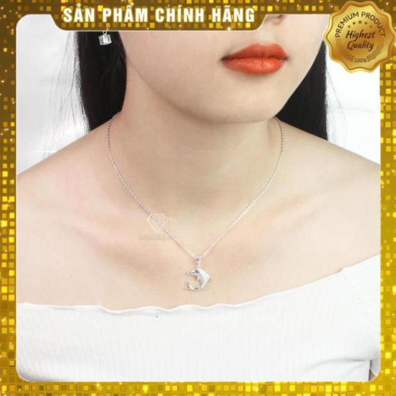 [💝Không Đẹp Hoàn Tiền] Dây chuyền bạc nữ, vòng cổ bạc nữ đẹp giá rẻ mặt cá heo