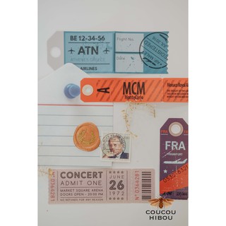 TÚI TICKET STICKER - mẫu C