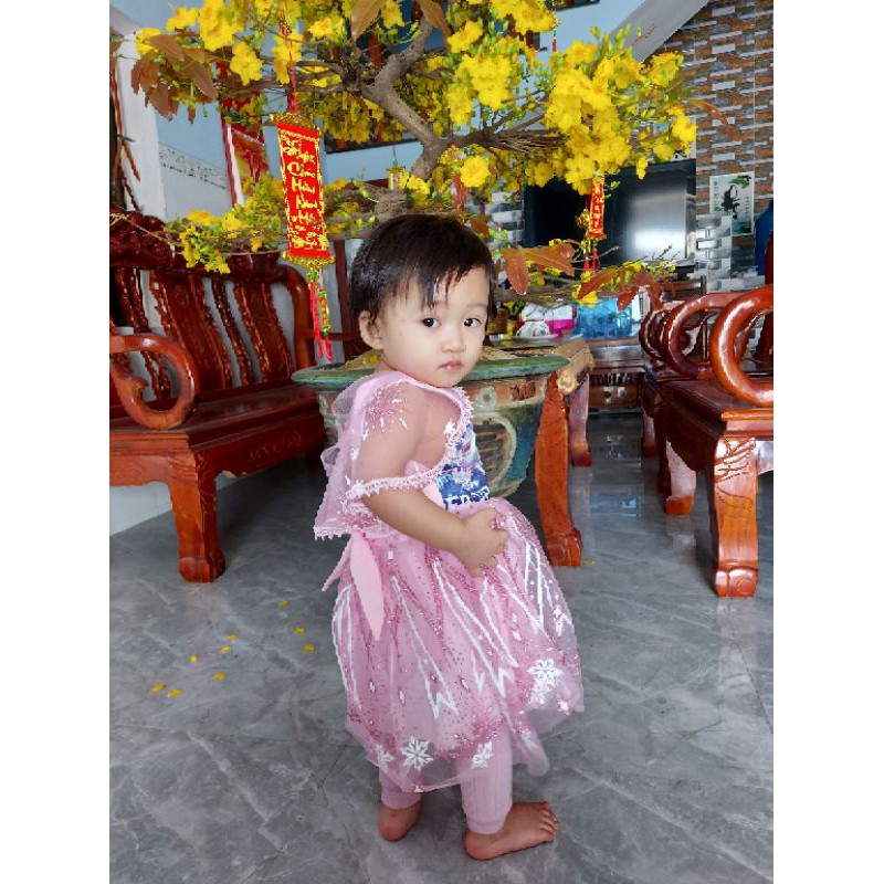 Đầm công chúa elsa cho bé
