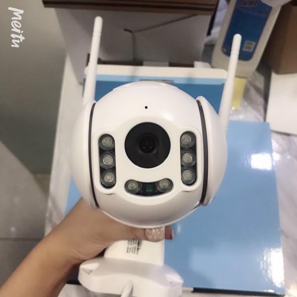 IC123- Camera IP Wifi Ngoài Trời Full HD 2MP Hồng Ngoại Lưu Thẻ Nhớ