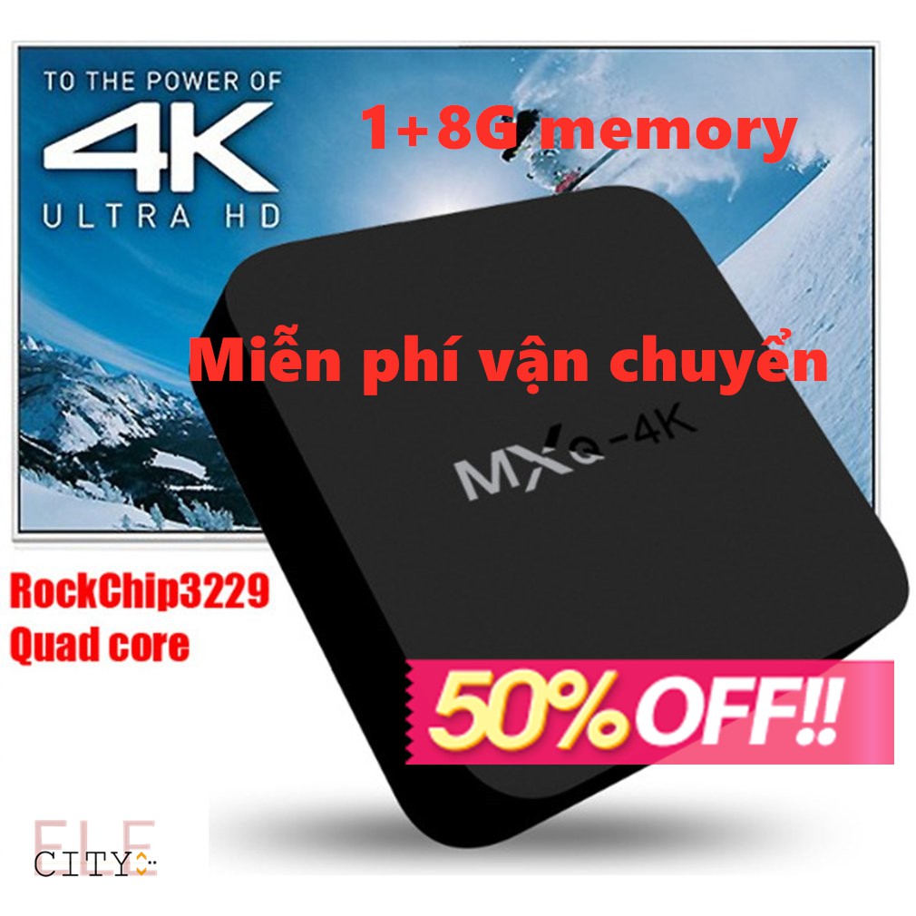 Ele】⚡⚡Android Tivi Box MXQ - MXQ 4K Nâng Cấp