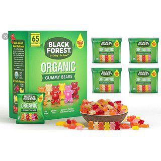 [HỘP 65 BỊCH]Kẹo Gấu 65 Bịch Organic Black Forest Mỹ