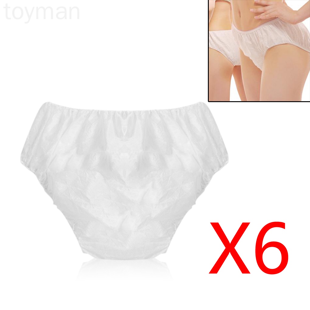 Bộ 6 Quần Lót Không Dệt Dùng Một Lần Độc Đáo Tiện Lợi
