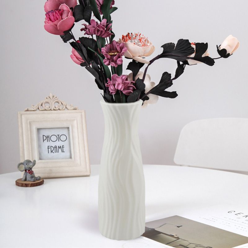 Chậu Hoa Bằng Nhựa Giả Gốm Phong Cách Bắc Âu Trang Trí Nhà Cửa