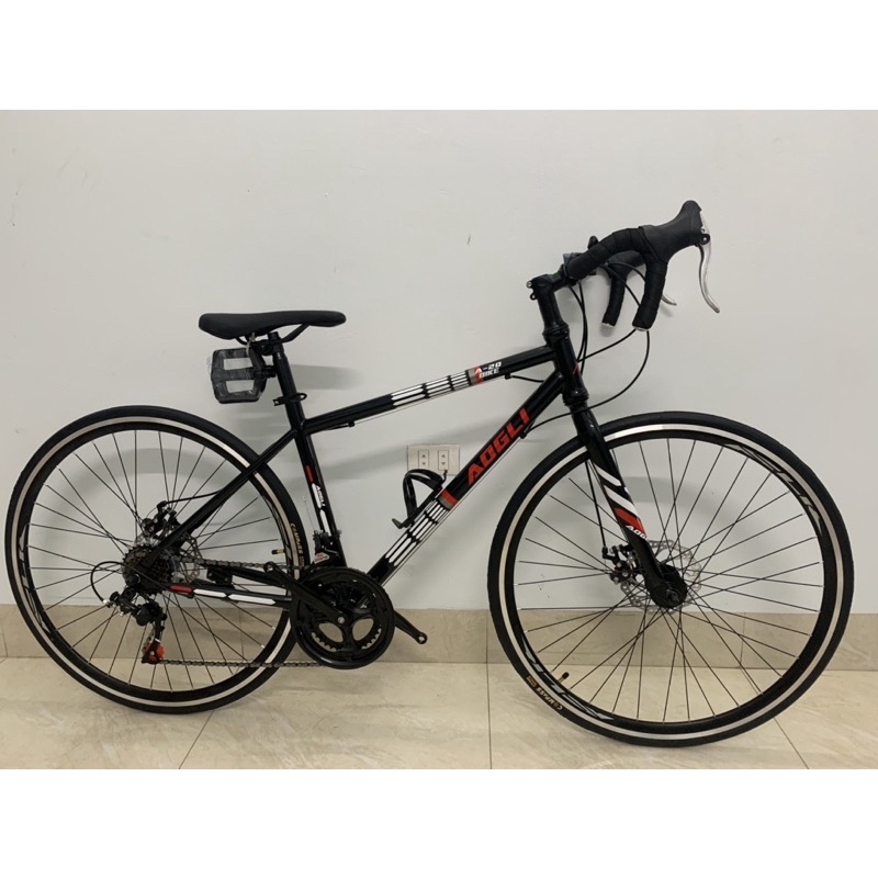 Xe đạp tay đua AOGLI khung sắt bánh 700C