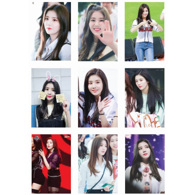 Lomo card 45 ảnh thành viên IZONE - KWON EUNBI