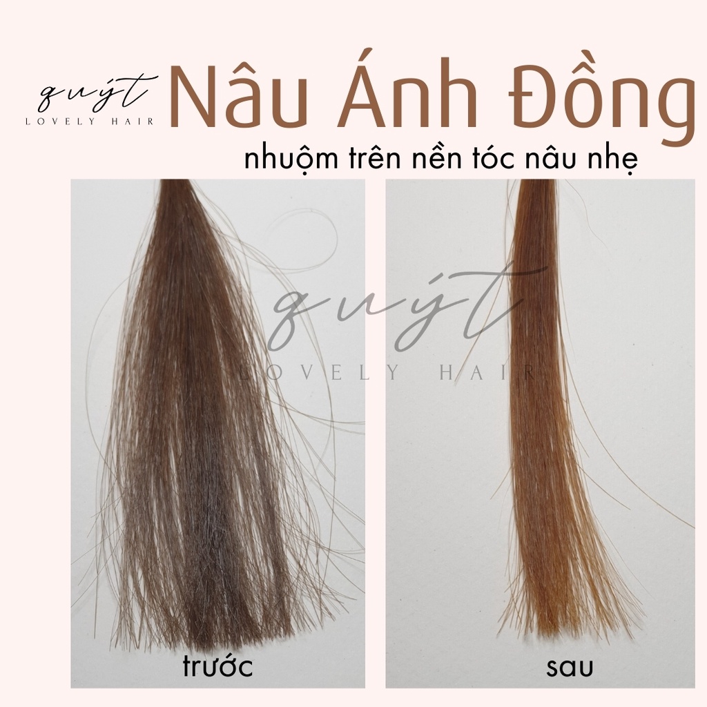 [ Q.8] THUỐC NHUỘM TÓC-NÂU ÁNH ĐỒNG-TẶNG OXY