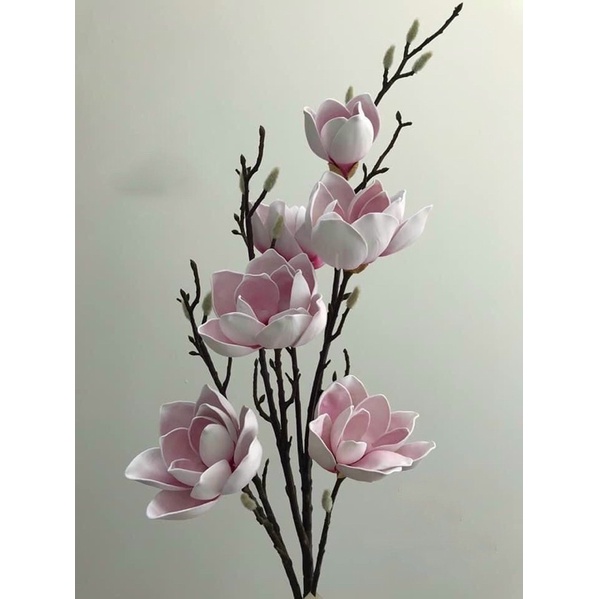 hoa mộc Lan xốp 6 bông hàng  cao cấp