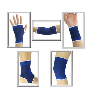 Set 2 Đai Quấn Bảo Vệ Cổ Tay / Đầu Gối Chuyên Dụng Cho Người Tập Gym Sự Bảo Vệ