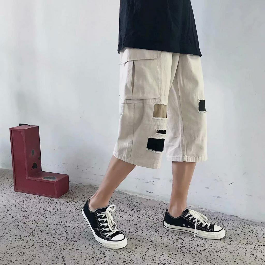 Quần Short cargo Phong Cách Hàn Quốc Thời Trang Cho Nam
