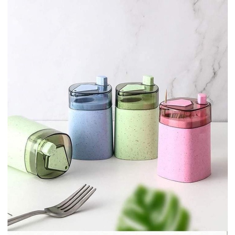Lọ tăm ấn nút tự động