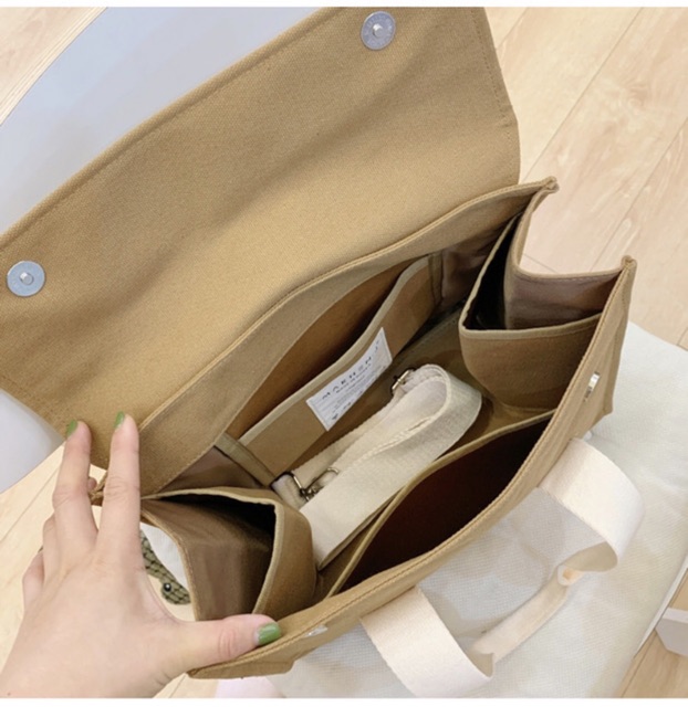 Túi vải Canvas Roy Marhen phong cách Hàn Quốc xếp gọn đi chơi du lịch dã ngoại (Mã Marhen)