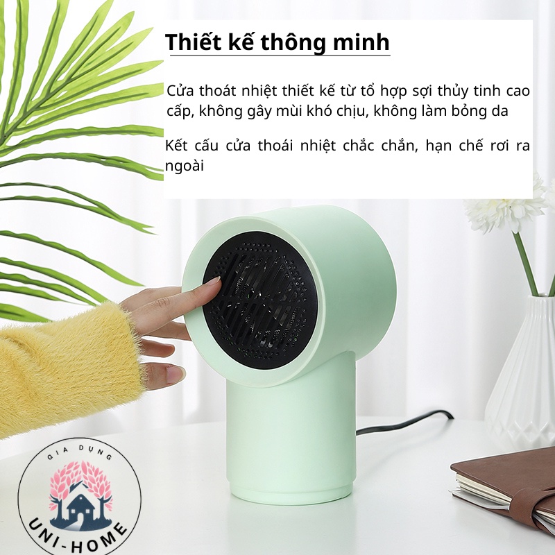 [Tiện Lợi] Máy Sưởi- Quạt Sưởi Mini Để Bàn Nhỏ Gọn Dễ Dàng Mang Theo Khi Đi Làm