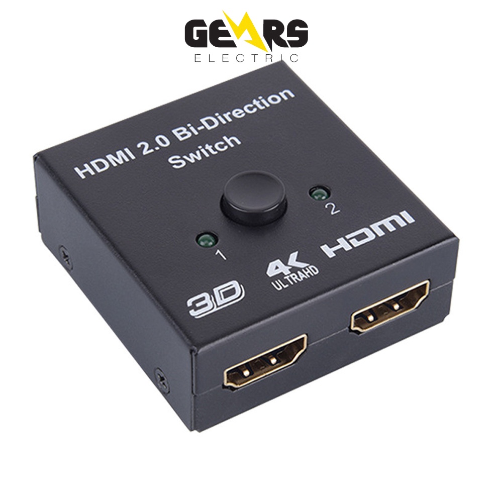 Bộ Chuyển Đổi 2 Chiều HDMI 4K 2 Cổng 1x2/2x1 Hỗ Trợ Ultra HD 4K 1080P 3D HDR HDCP cho PS4 Xbox HDTV GEAR79