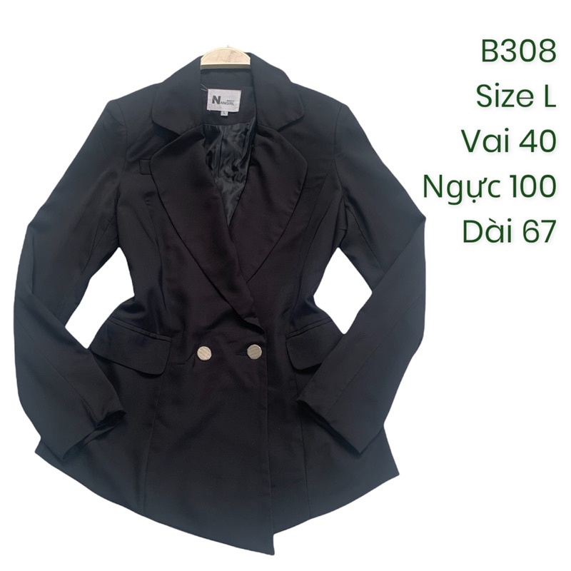 Áo khoác blazer nữ B308 2hand Hàn si tuyển ảnh thật