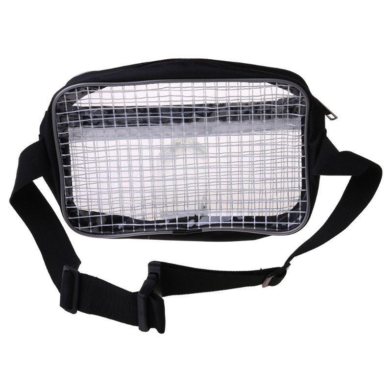 Túi đựng dụng cụ vệ sinh đeo hông bằng nhựa pvc trong suốt chống tĩnh điện 10MK tiện lợi