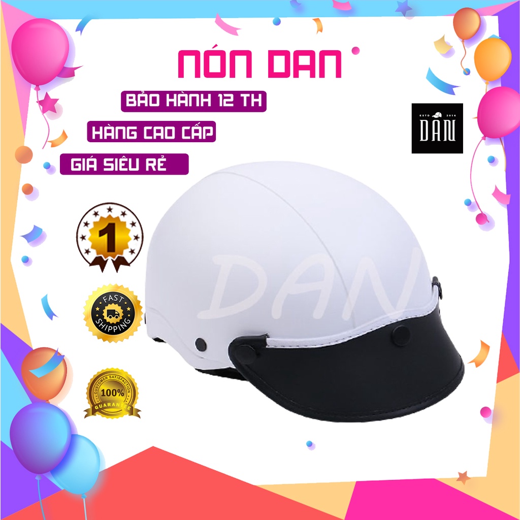 Nón Bảo Hiểm Nữa Đầu - Nón Bảo Hiểm Màu Trắng