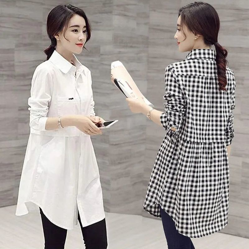 Áo Sơ Mi Caro Tay Dài Plus Size