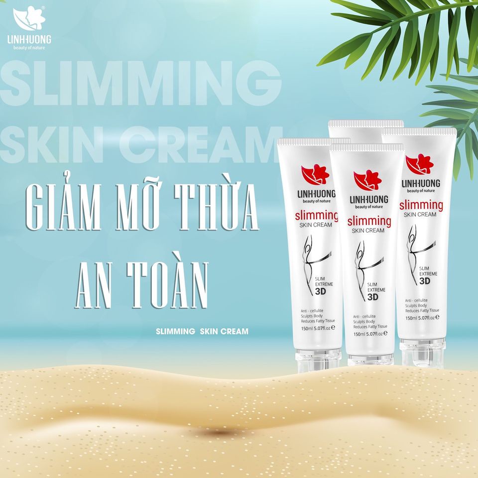 Kem Tan Mỡ Linh Hương Slimming Skin Cream Tan Mỡ Bụng Mỡ Đùi Đem Lại Vóc Dáng Thon Gọn Chính Hãng 150ml